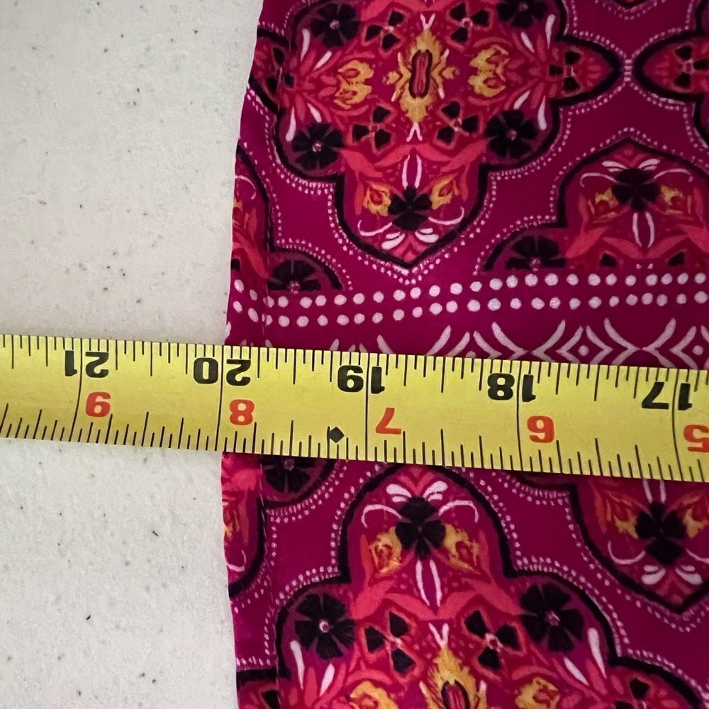 Charming Charlie red patterned top - Picture 6 of 7